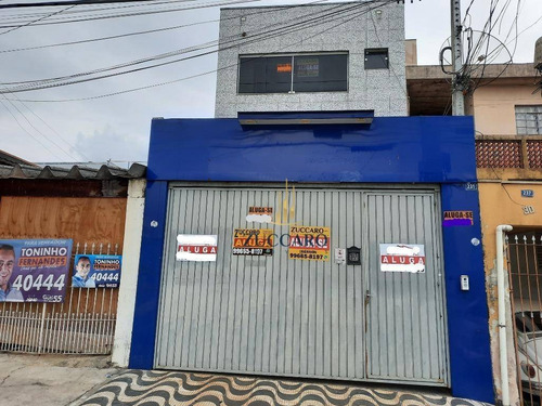 Salão Para Alugar, 130 M² Por R$ 2.800,00/mês - Jardim Pinhal - Guarulhos/sp - Sl0736