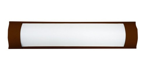 Imagem 1 de 1 de Luminaria Linear Sl1061333 Fina 18w 6000k Marrom Skylux