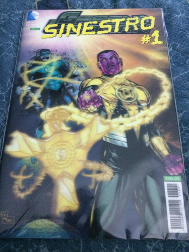 Sinestro Black Hand Villanos Linterna Verde Portada 3d