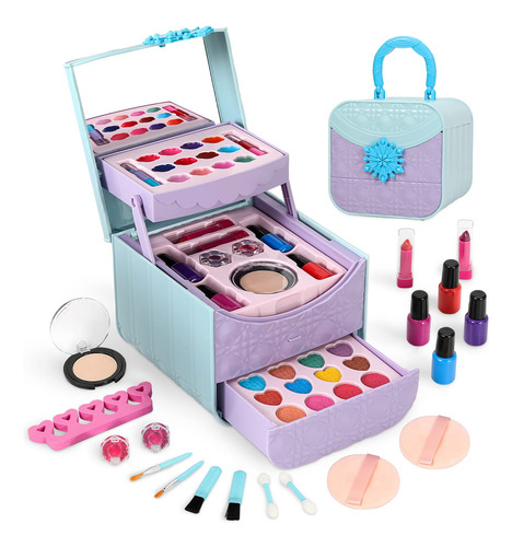 Merabufa Kit De Maquillaje Para Ninos Para Ninas De 4, 5, 6,