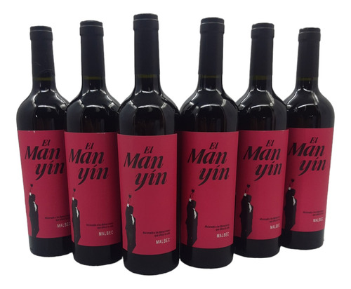 Vino Malbec David Catena El Manyin X6 + Chocolaate De Regalo