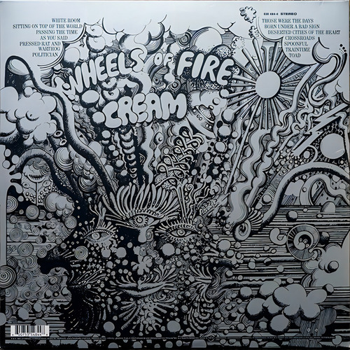 Cream - Wheels Of Fire - Vinil de 2 LPs - Novo - Importado