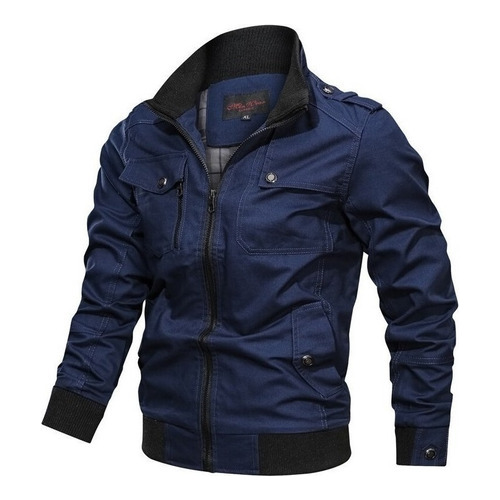 Chaqueta De Corta-viento Casual De Aviador Tatico