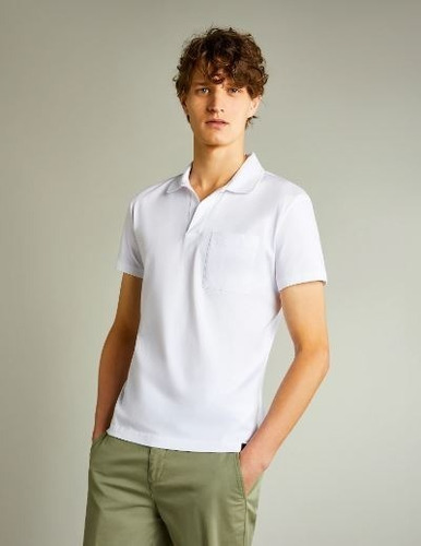 Imagen 4 de 4 de Camiseta Tipo Polo Blanca Para Mujer Y Hombre
