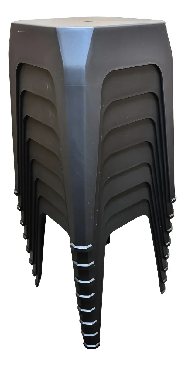 Banco Banqueta Plastica Apilable Ultraresistente Versatil Taburete Auxiliar Multiuso Resistente Robusto Elegante Para Todo Tipo De Uso Oficina Hogar Eventos Laburo Y Juntadas X8