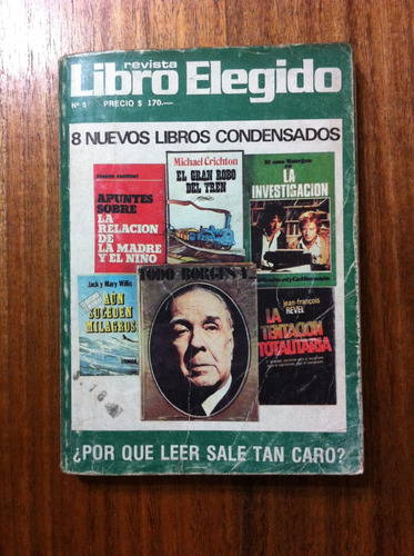 Revista Libro Elegido Nº5 - 8 Libros Condensado Antiguo 1976