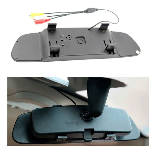 Kit Espelho Retrovisor Com Tela Lcd 4.3 Colorido