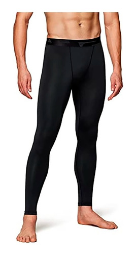 Lycra Elástica Para Hombre Pantalón Negro Deportivo Leggings