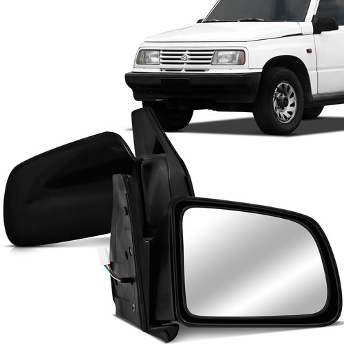 Par Retrovisor Externo Vitara 3 Portas 1991 A 1997 Elétrico