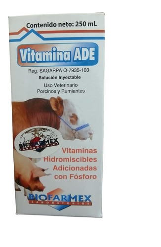 Vitamina Ade Biofarmex De 250 Ml