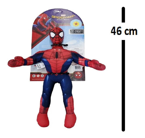 Imagen 2 de 4 de Muñeco Spiderman Peluche Soft New Toys Playking
