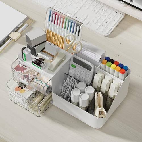Organizador De Escritorio, Caja De Almacenamiento Con