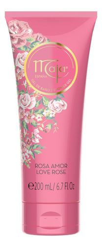 Maja, Jabón Corporal Líquido Love Rose, 200 Ml