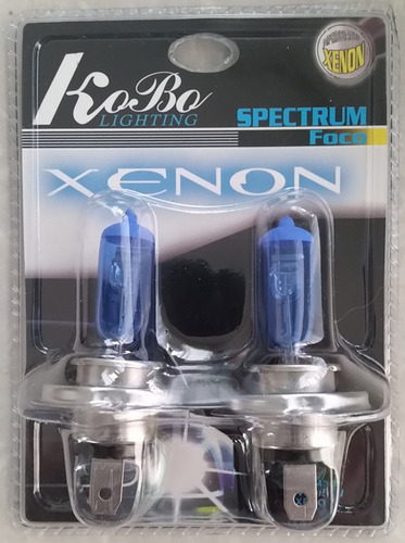 Imagen 1 de 7 de Lamparas Efecto Xenon H4 12volts 60/55w Cool Blue Kobo