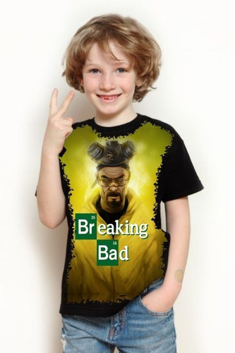 Camisa, Camiseta Criança 5%off Série Breaking Bad I Premium