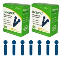 Comprar Kit 200 Lancetas Universais 28g Bioland Agulhas Pu002F Glicose