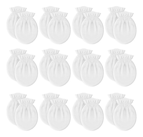 12 Pares De Manoplas Para Bebés Recién Nacidos, Manoplas Uni