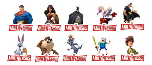 Colección Completa De Stickers De Multiversus Vuala Sorpresa (Usado)