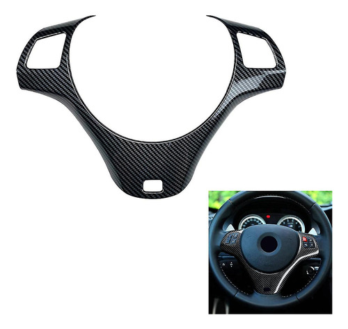 Moldura De Volante De Carbono Lhd Para E90 E92 E93 De La Ser