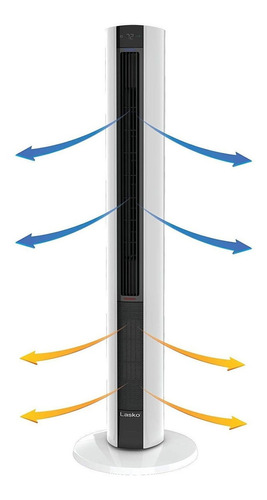 Ventilador Y Calentador De Espacio 42 Pulgadas, Negro Blanco