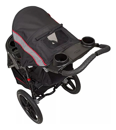 Carreola Baby Trend Range Jogging Millennium Negro Negro Y Gris (Usado)