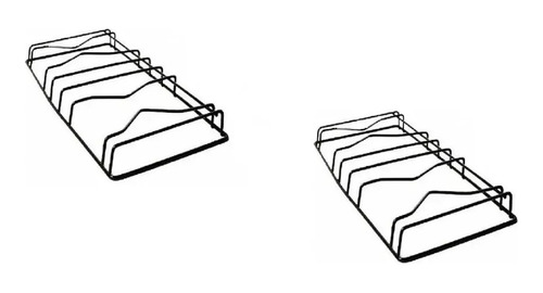 2 Trempe Grade Grelha Fogão Dako Luna Lumiere 4 Boca 44x22,