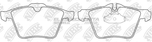 Pastillas De Freno Jaguar Xf 5.0 2012 Nibk Delantera