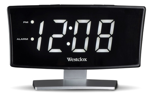 Westclox 1.8 Reloj Despertador Digital Con Pantalla Led Cur.