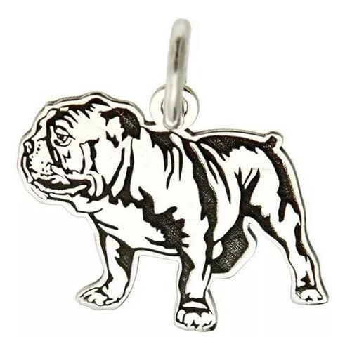 Dije Perro Bulldog Inglés De Plata 925