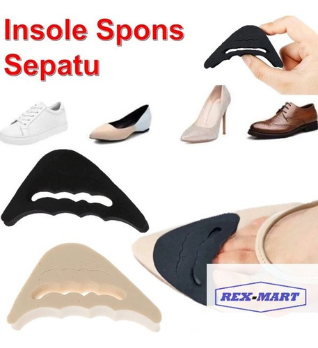 Almohadilla De Pie Relleno Para Zapatos Ajustables 2 Pares