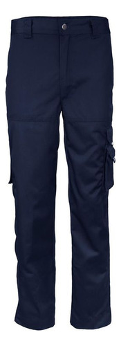 Pantalon Activex Gabardina Cargo Azul Upf 50