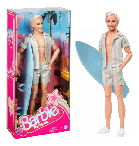 Ken Barbie La Pelicula  Dia De Playa Surf / J