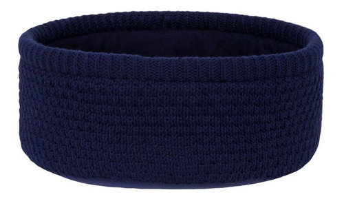 Cesto 10x25cm Buddemeyer Tricot Joan Azul Marinho Cor Marinho Cesto Joan