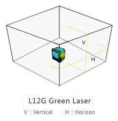 Nivel Láser 2 Lineas Haz Verde Autonivelante Base Imantada