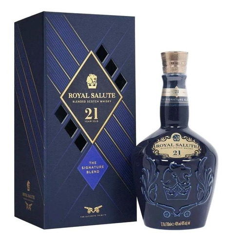 Whisky Royal Salute 21 Años + Estuche Original