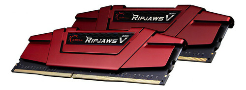 Memoria Ddr4 G.skill 16gb 3600mhz Ripjaws V 2x8gb Rojo F4-36