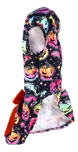 Vestido De Halloween Para Mascotas, Colorido, Estampado De C