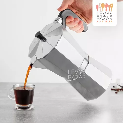 Cafetera Tipo Italiana Grande 12 Pocillos Moka Alumini 600ml