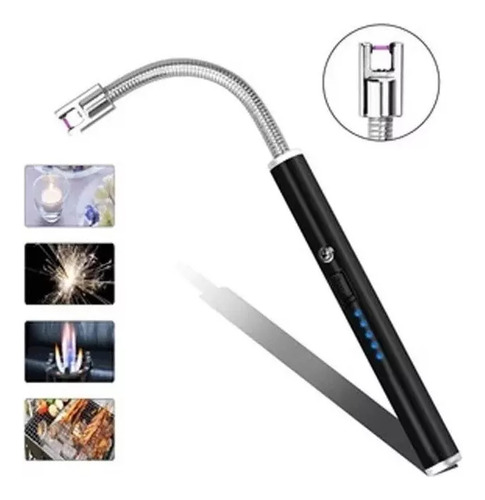 Encendedor Eléctrico Chispero Recargable Usb Arco Plasma