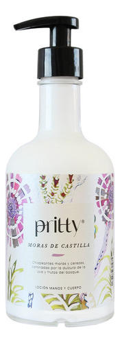 Crema De Manos Cuerpo Pritty Design Moras De Castilla 375ml