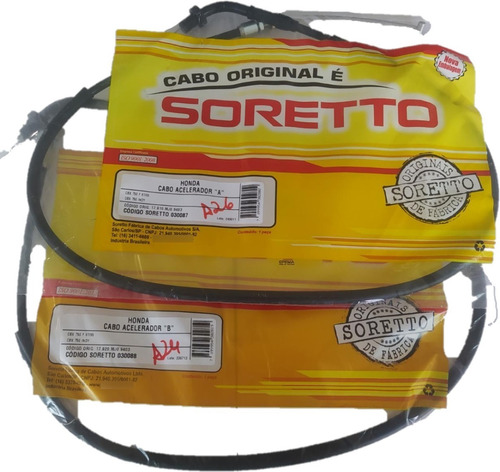 Kit Cabo Acelerador A + B Cbx 750 F 87 A 95 Indy Soretto