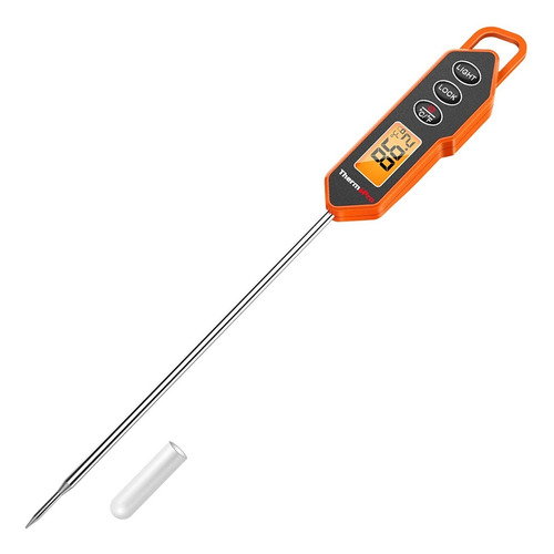 Termometro Digital Cocina Carnes Aceite Reposteria Thermopro Color Orange