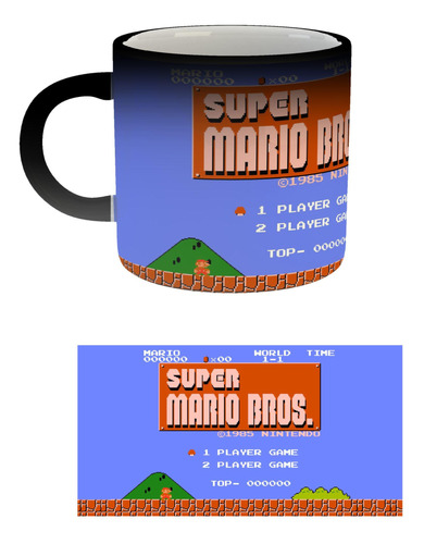 Taza Mágica Super Mario Bros Videojuegos |de Hoy No Pasa| 1