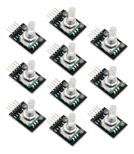 10 Pzas Modulo Ky-040 Sensor Encoder Rotativo