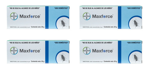 Maxforce Pqt 4pz Gel Bayer 30gr Cucarachas *