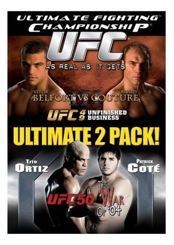 Ufc 49 & 50 - Belfort Ortiz 2 Dvd Set Muay Thai Jiu Jitsu (Usado)