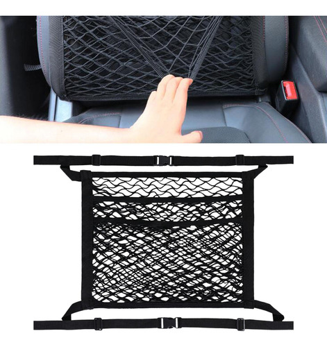 Bolsa De Almacenamiento De Red Para Asiento De De Tres Capas