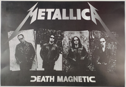 Poster Lamina Metallica Death Magnetic Laser Rock
