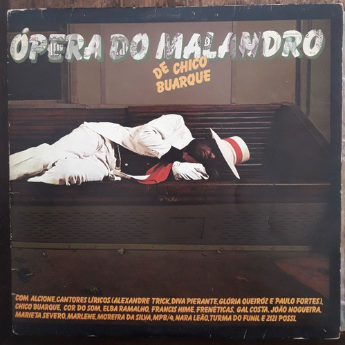 Lp Vinil (vg+) Chico Buarque Ópera Do Malandro 1a Ed 1979