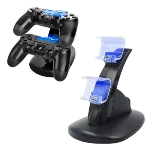 Base Soporte Cargador Doble 2 Joysticks Ps4 Play 4